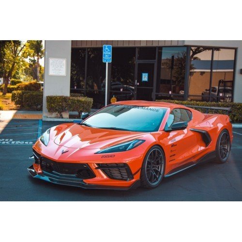 2020-2025 Corvette C8 APR Performance Carbon Fiber Side Skirt Set