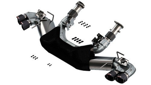 2020-2025 C8 Corvette Borla S-Type Cat-Back Exhaust System w/Round Tips