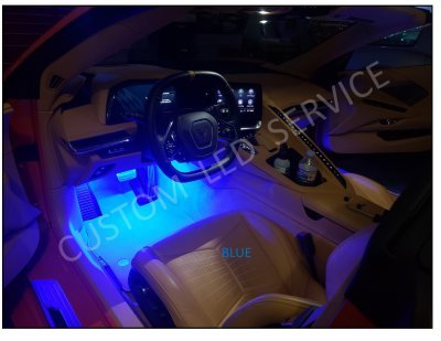 2020-2021 C8 Corvette Footwell Superbright LED Kit