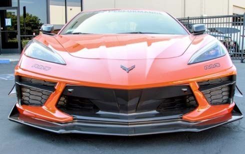 2020-2024 Corvette C8 Carbon Fiber Front Bumper Side Bezels