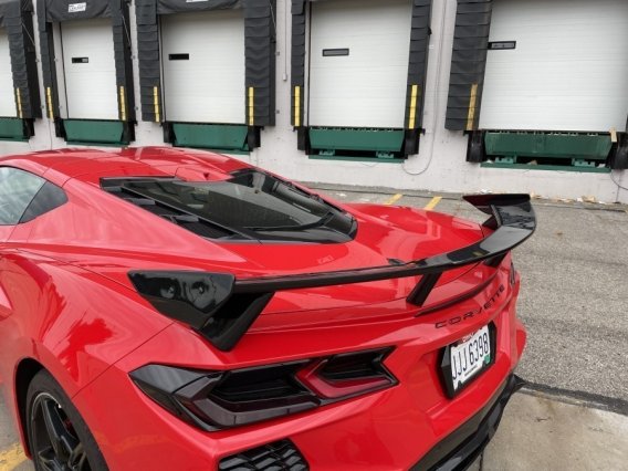 2020-2021 C8 Corvette Next Gen Painted High Wing Spoiler