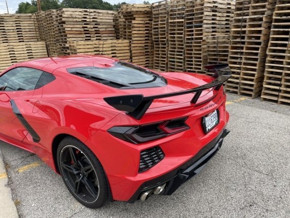 2020-2021 C8 Corvette Next Gen Painted High Wing Spoiler