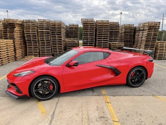 2020-2021 C8 Corvette Next Gen Painted High Wing Spoiler