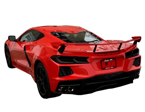 2020-2021 C8 Corvette Next Gen Painted High Wing Spoiler