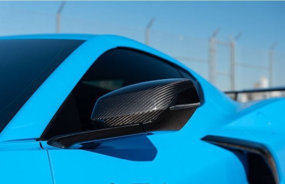 2020-2021 Corvette C8 AGM Carbon Fiber Mirror Caps AGM-AG09 