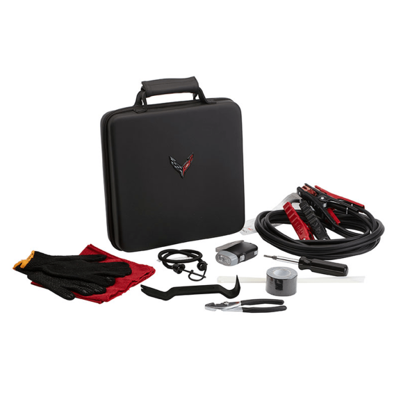 2020-2025 Corvette C8 GM Highway Safety Kit W/ Crossed Flags Logo