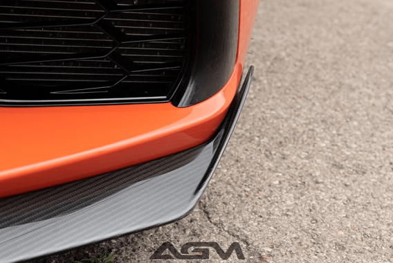2020-2025 Corvette C8 AGM Visible Carbon Fiber 5VM Style Front Splitter