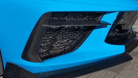 2020-2025 Corvette C8 AGM Carbon Fiber Grille Inserts