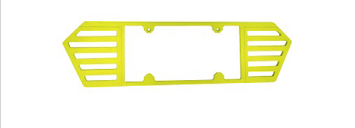 2020-2025 Corvette C8 Custom Painted Billet Machined License Plate Frame