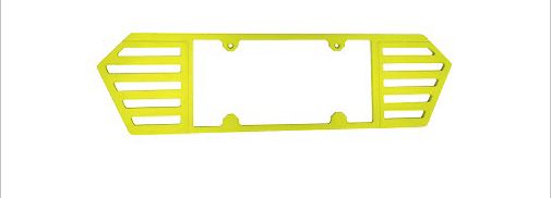 2020-2024 Corvette C8 Custom Painted Billet Machined License Plate Frame