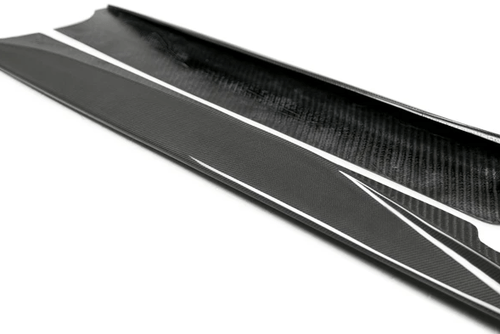 2020-2024 Corvette C8 Dry Carbon Fiber Side Skirt Extensions