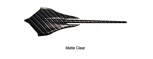 2020-2025 Corvette C8 Hydro Carbon Fiber Rear Stingray Emblem