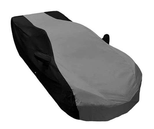 2020-2025 Corvette C8 SR1 Performance Ultraguard Plus Indoor/Oudoor Car Cover - Gray/Black