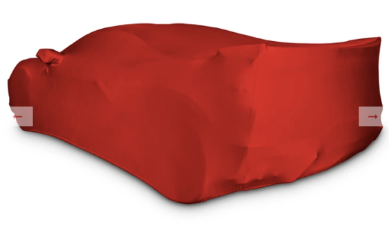 2020-2024 Corvette C8 SR1 Performance Ultraguard Stretch Satin Indoor Car Cover - Red