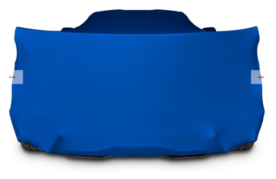 2020-2024 Corvette C8 SR1 Performance Ultraguard Stretch Satin Indoor Car Cover - Blue