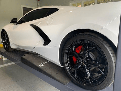 2020-2025 Corvette C8 19" & 20" 5-Open Trident Spoke Wheel Kit in Black (Includes 4)