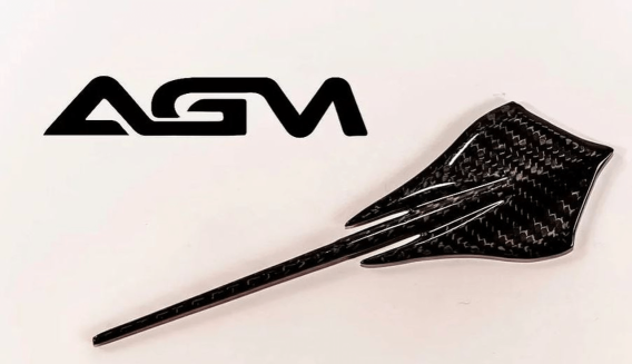 2020-2024 Corvette C8 AGM Carbon Fiber Front and Rear Emblems