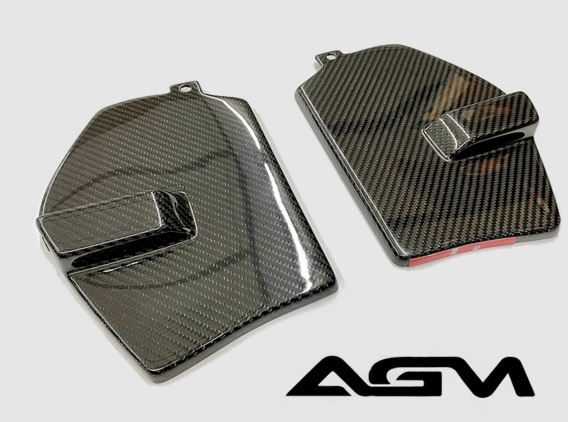 2020-2025 Corvette C8 AGM Carbon Fiber Front Strut Tower Covers Pair