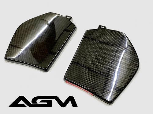 2020-2025 Corvette C8 AGM Carbon Fiber Front Strut Tower Covers Pair