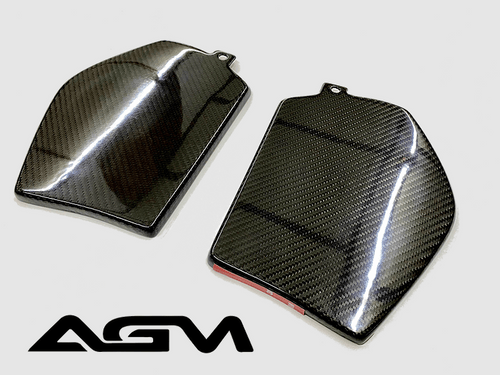 2020-2024 Corvette C8 AGM Carbon Fiber Front Strut Tower Covers Pair