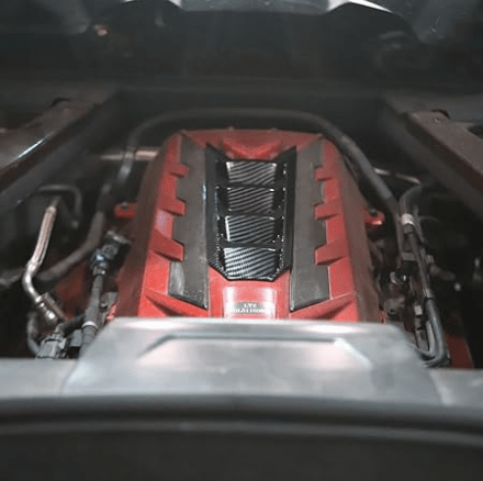 2020-2025 Corvette C8 Carbon Fiber Engine Cover Trim Panel