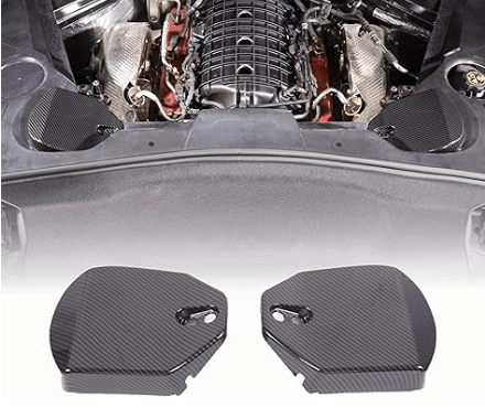 2020-2024 Corvette C8 Carbon Fiber Rear Strut Tower Covers