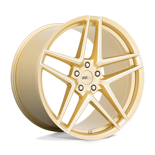 2020-2023 C8 Corvette Cray Panthera Gloss Gold w/Mirror Face Wheel Rim 19" Front
