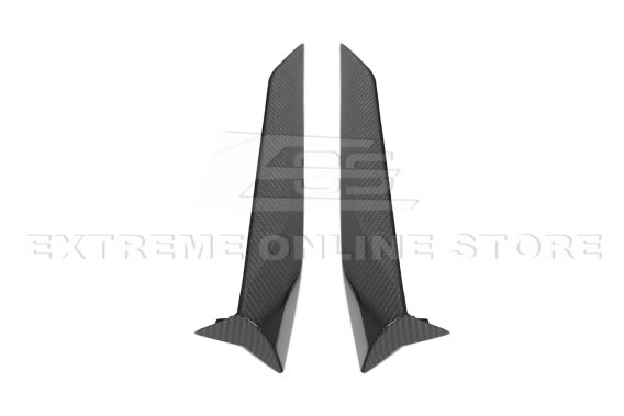 2020-2023 C8 Corvette GM Factory Carbon Fiber Side Fender Vent Door Handle Pair