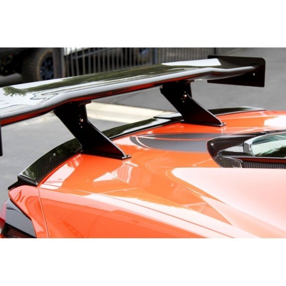 2020-2023 Corvette C8 APR Carbon Fiber GTO-500 71" Adjustable Wing w/o Delete