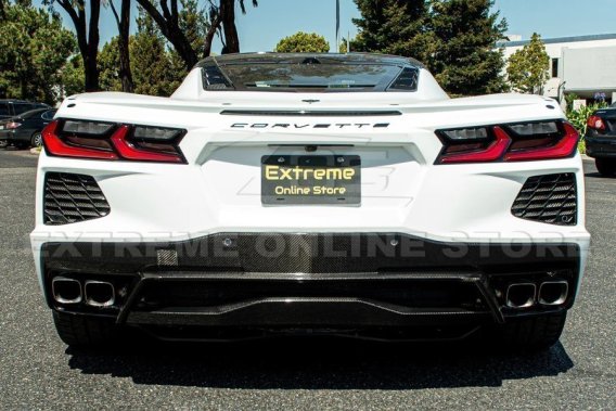 2020-2023 Corvette C8 Carbon Fiber Rear Bumper Grille Vent Insert 
