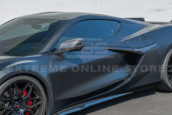 2023-2024 C8 Corvette Z06 Carbon Fiber Side Fender Vent Door Garnish
