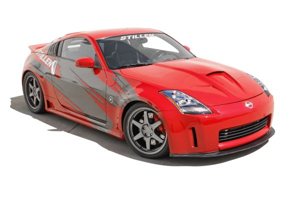 2003-2005 Nissan 350Z [Z33] Front Splitter [For OEM Fascia] - 1035011SP Stillen Exterior Styling