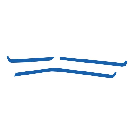 2020-2025 C8 Corvette Interior Dash Trim Accents - Matte Blue