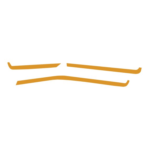 2020-2025 C8 Corvette Interior Dash Trim Accents - Matte Orange