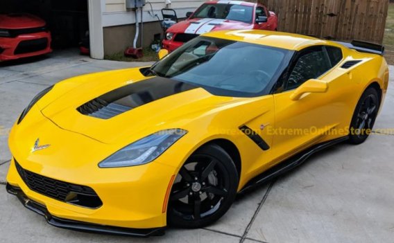 2014-2019 Chevrolet C7 Corvette Stage 2 Front Splitter