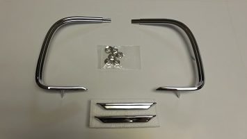 1968 Dodge Charger Mopar Taillight Tail Panel Trim Set by Vans Auto