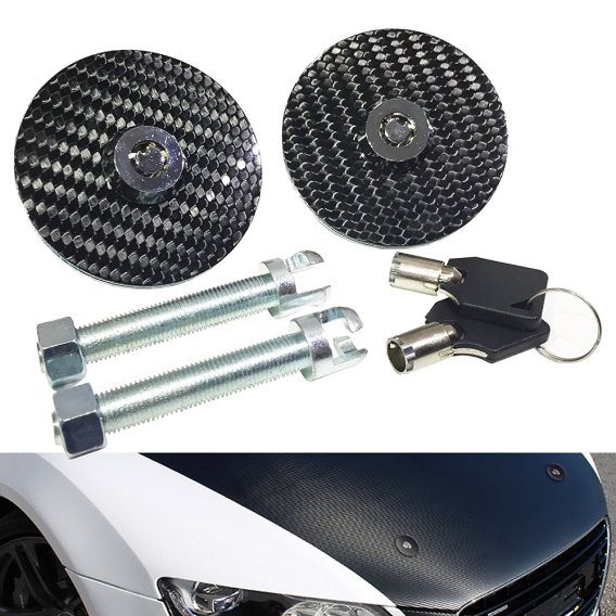 1953-2025 Corvette Carbon Fiber Locking Hood Latch Kit
