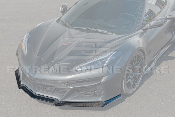 2023-2024 C8 Corvette Z06 Carbon Fiber 3pc Front Lip Splitter