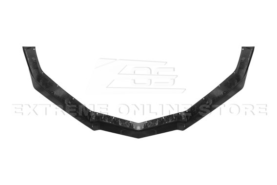 2023-2024 C8 Corvette Z06 Carbon Fiber 3pc Front Lip Splitter