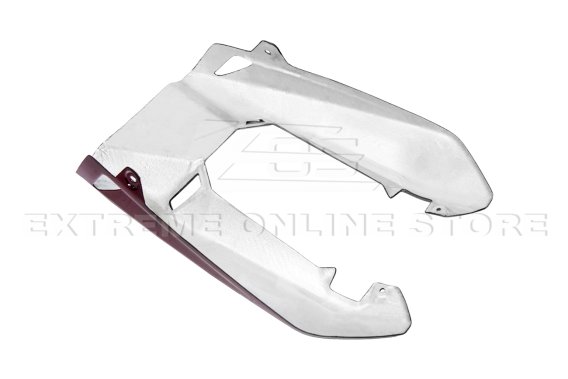 2025-2025 C8 Corvette Z06 Red Carbon Fiber Engine Cover