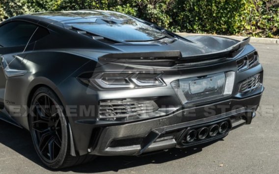 2023-2025 C8 Z06 Corvette Carbon Fiber License Plate Backing