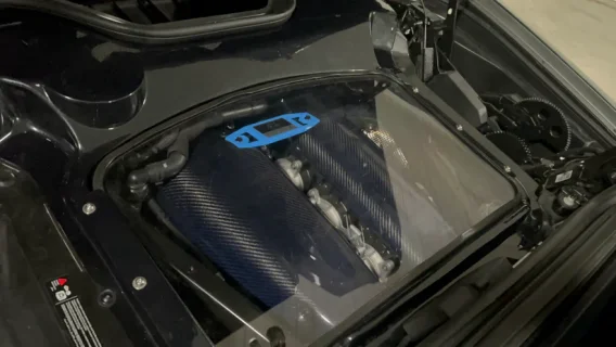 2025-2025 Corvette C8 Z06 Blue Carbon Fiber LT6 Engine Intake Manifold Cover