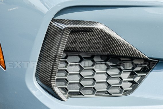 2024 Mustang Carbon Fiber Front Upper & Lower Side Grille Inserts