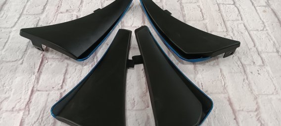 2020-2025 C8 Corvette Painted Premium XL 4pc Splash Guards