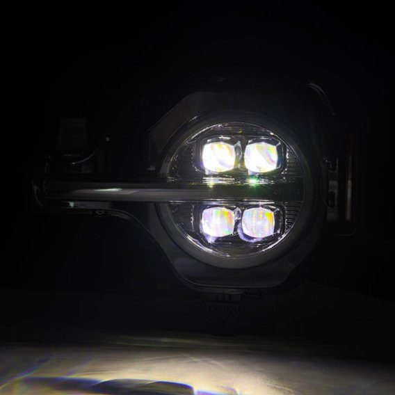 2021-2023 Ford Bronco AlphaRex Nova LED Projector Headlights - Alpha Black
