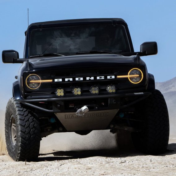 2021-2023 Ford Bronco AlphaRex Nova LED Projector Headlights - Alpha Black