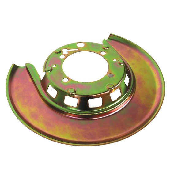 1976-1982 Corvette C3 Rear Backing Plate Shield Gold RH