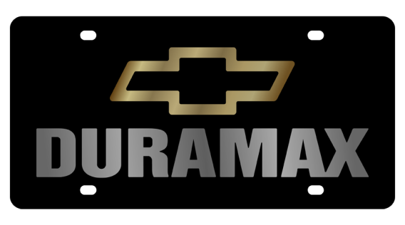 Chevrolet Duramax Acrylic License Plate Eurosport Daytona