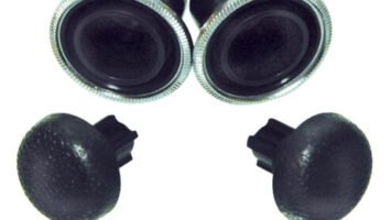 1971-1972 B & E-Body Vans Auto Radio Knobs Set