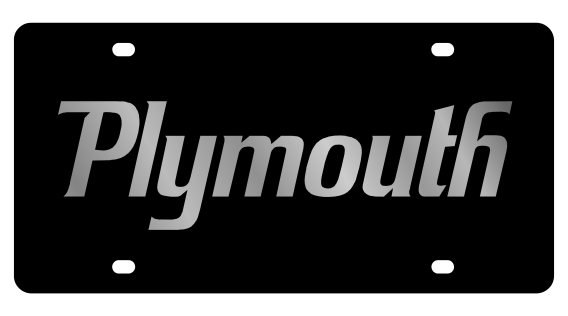 Plymouth Acrylic License Plate Eurosport Daytona